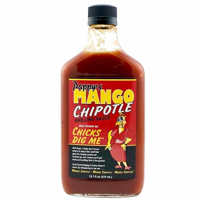 Pappy's Chicks Dig Me Mango Chipotle Grilling Sauce