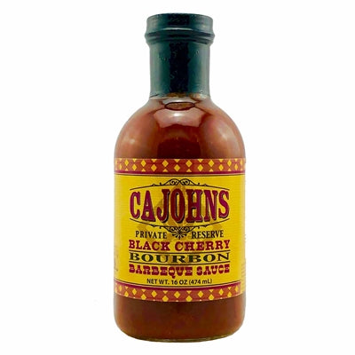 CaJohns Black Cherry Bourbon BBQ Sauce