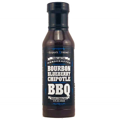 Elijah's Extreme Bourbon Infused Blueberry Chipotle BBQ Sauce