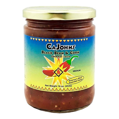 CaJohns Black Bean & Corn Medium Salsa