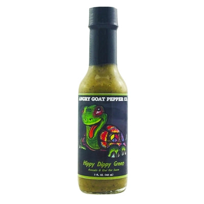 Angry Goat Pepper Co Hippy Dippy Green Hot Sauce