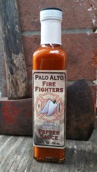 Palo Alto Fire Fighters XXX Ghost Pepper Sauce