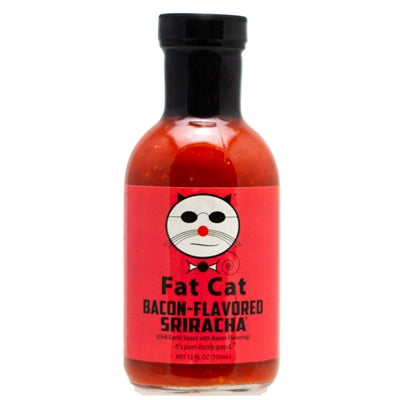 Fat Cat Bacon Flavored Sriracha Hot Sauce