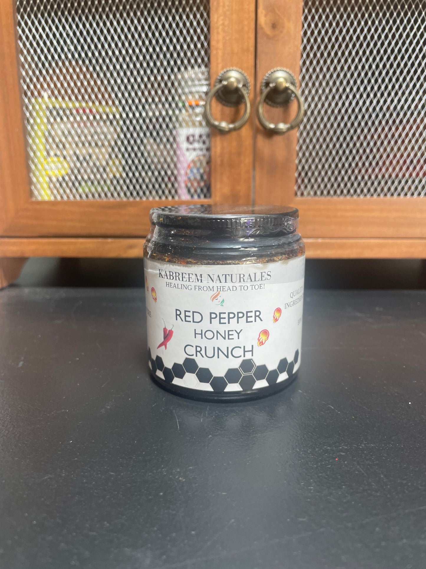 Kabreem Naturales Red Pepper Honey Crunch Honey 4OZ