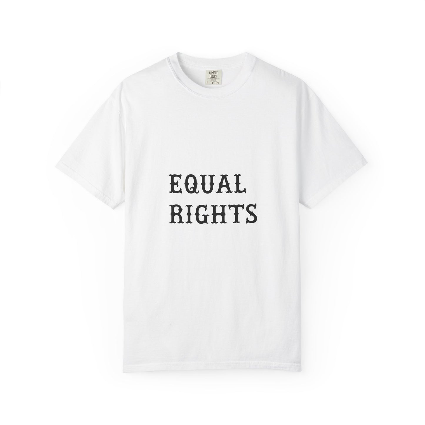 Equal Rights / Equal Lefts T-Shirt — Vintage Typography Social Justice Tee