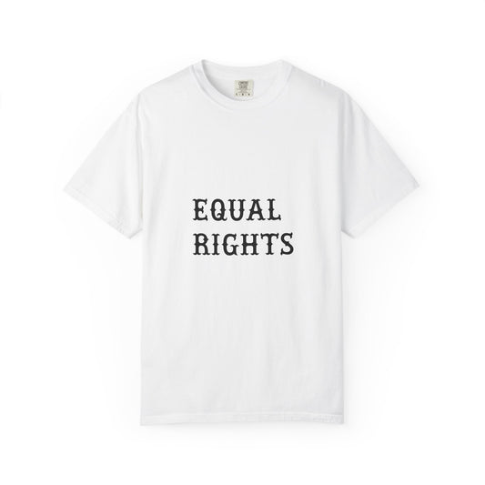 Equal Rights / Equal Lefts T-Shirt — Vintage Typography Social Justice Tee
