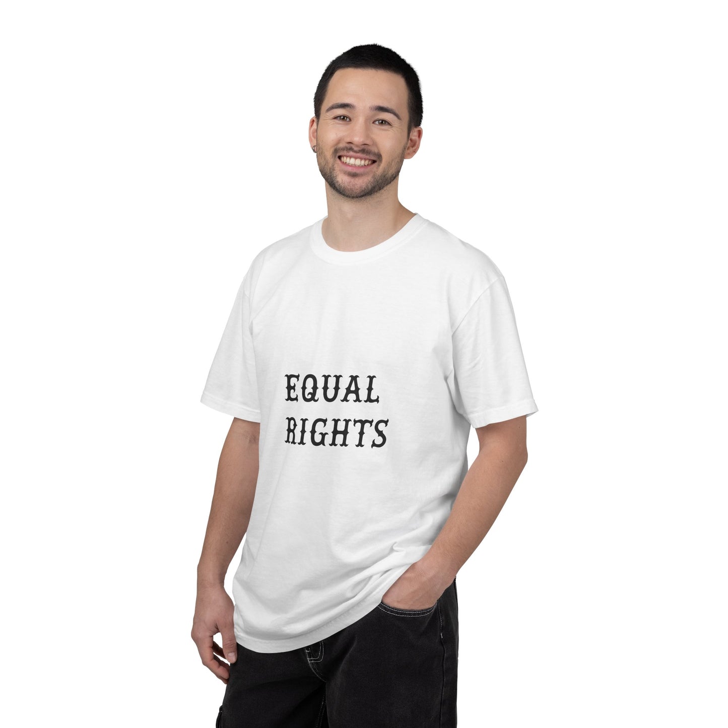 Equal Rights / Equal Lefts T-Shirt — Vintage Typography Social Justice Tee