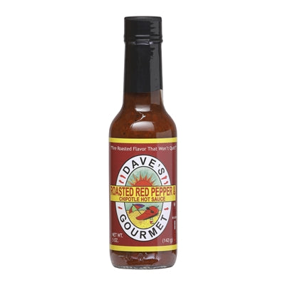 Dave's Gourmet Roasted Pepper and Chipotle Hot Sauce