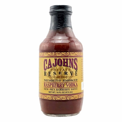 CaJohns Smoked Raspberry Vodka New-Mex BBQ Sauce