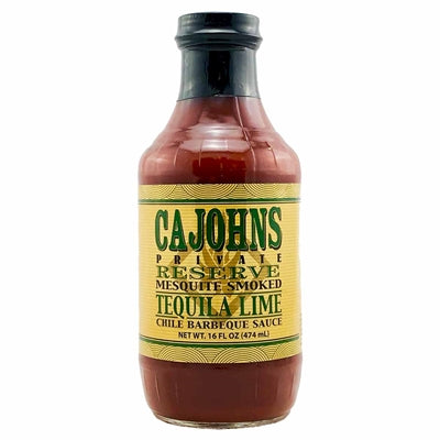 CaJohns Smoked Tequila Lime Chile  BBQ Sauce