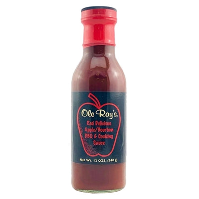 Ole Ray's Red Delicious Apple/Bourbon BBQ & Cooking Sauce