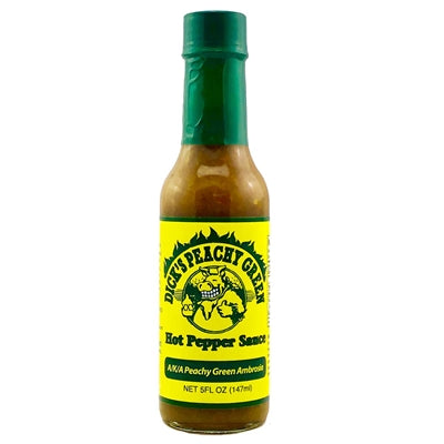 Dirty Dick's Peachy Green Hot Pepper Sauce