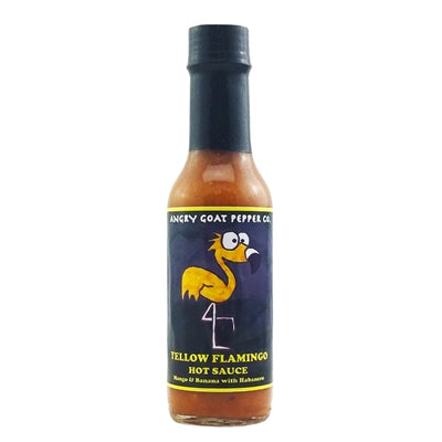 Angry Goat Pepper Co. Yellow Flamingo Hot Sauce