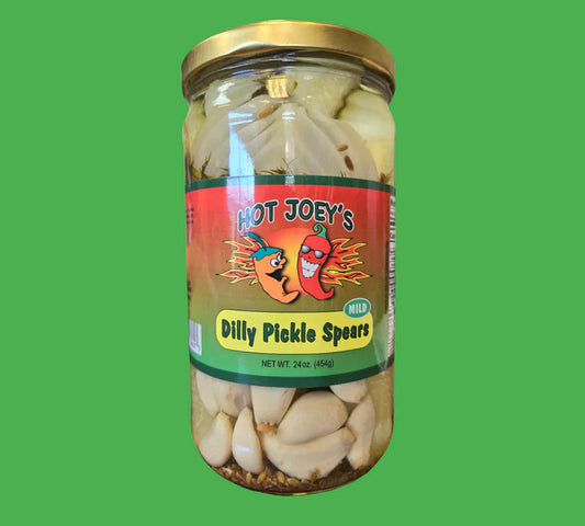 Hot Joey's Mild Dilly Pickle Spears 24oz