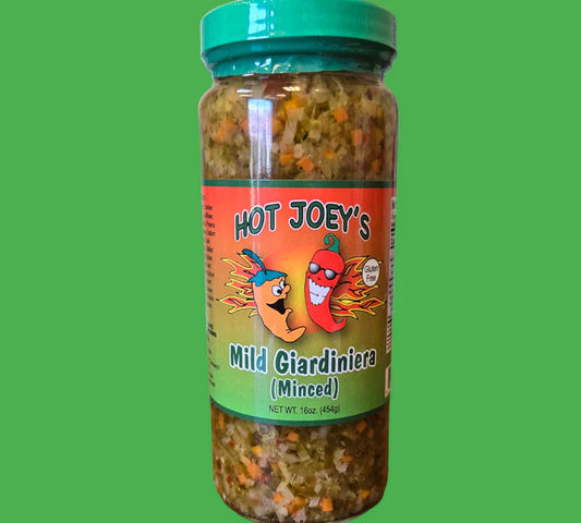 Hot Joey's Mild Giardiniera Minced 16oz