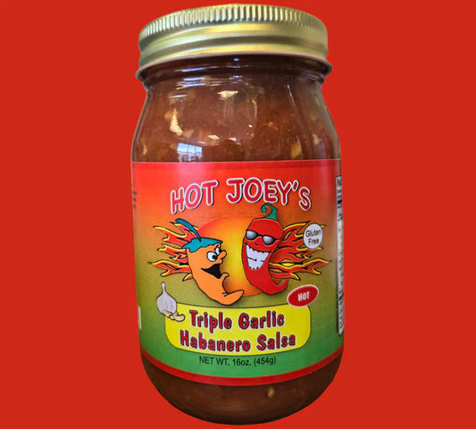 Hot Joey's Triple Garlic Habanero Salsa