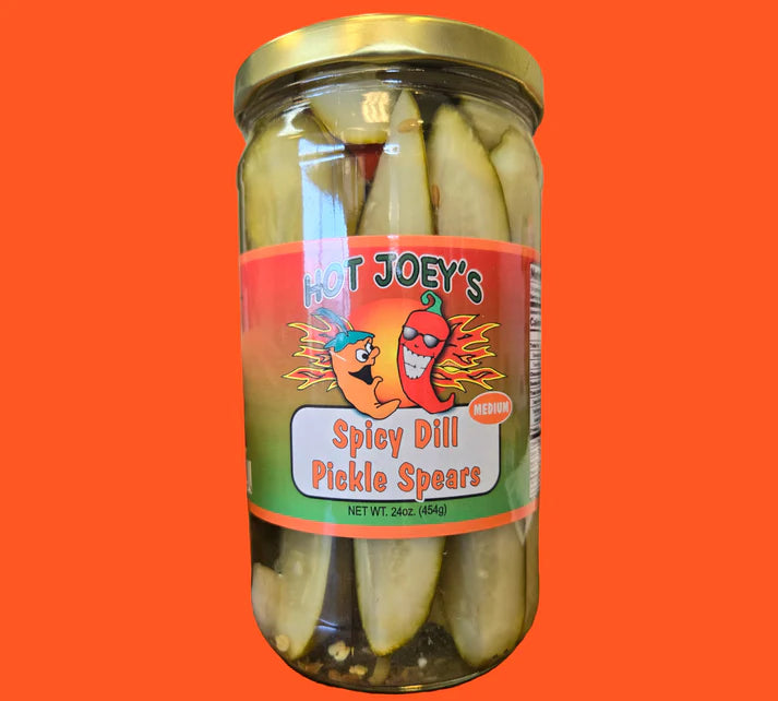 Hot Joey's Spicy Dill Pickle Spears 24oz
