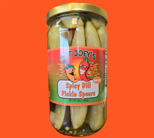 Hot Joey's Spicy Dill Pickle Spears 24oz