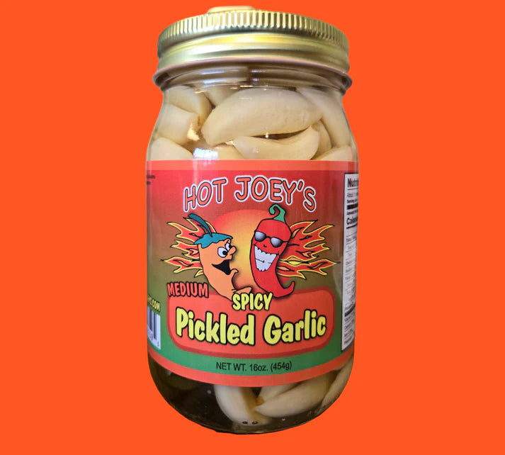 Hot Joey's Spicy Pickled Garlic