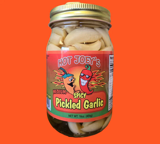 Hot Joey's Spicy Pickled Garlic