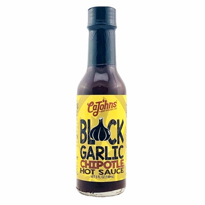 CaJohns Black Garlic Chipotle Hot Sauce