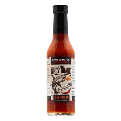 The Spicy Shark Smoke Maple Sriracha Hot Sauce